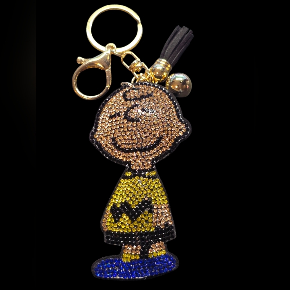 Charlie Brown Character Bag Charm Keychain